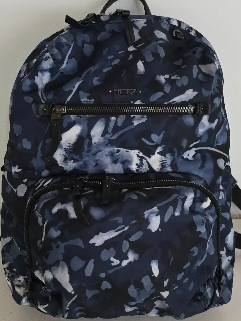 Tumi Voyageur Halle Nylon Backpack in Indigo Floral